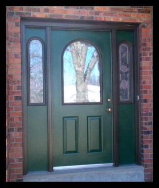 Green
                          Front door painted by suzie paints