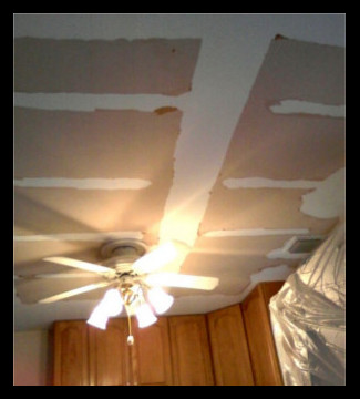 ceiling
                          texture repair.